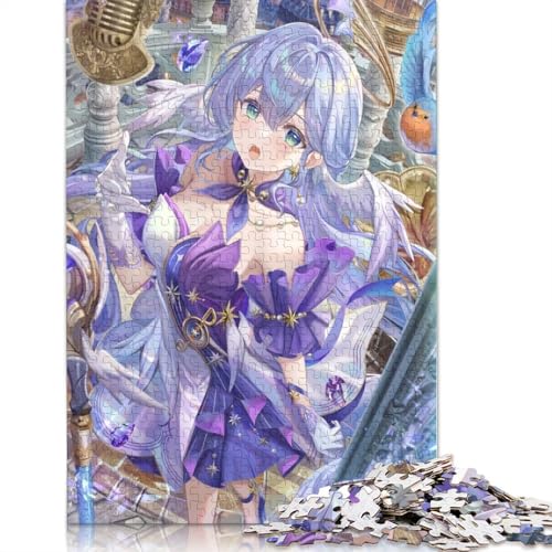 1000-teiliges Puzzle Genshin Impact, Puzzles für Erwachsene, Kartonpuzzles, Lernspiele, Heimdekorationspuzzle. (Größe 38 x 26 cm) von LiJianXXL