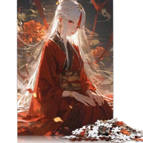 1000-teiliges Puzzle Genshin Impact für Erwachsene, Holzpuzzle, tolle Geschenke zu Weihnachten (Größe 75 x 50 cm) von LiJianXXL