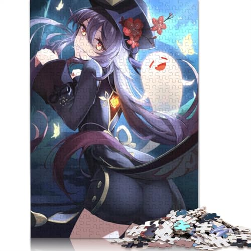 1000-teiliges Puzzle Genshin Impact für Erwachsene, Kartonpuzzle, Puzzles für Kinder, Geschenke (Größe 38 x 26 cm) von LiJianXXL