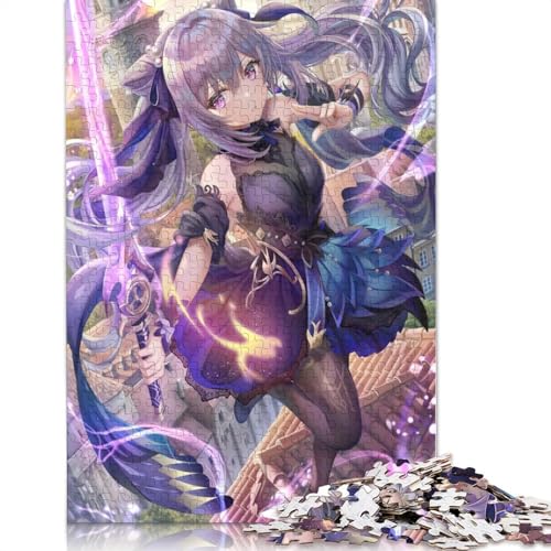 1000-teiliges Puzzle für Erwachsene, Genshin Impact-Puzzle für Erwachsene, Kartonpuzzle, dekomprimierendes geistiges Lernspielzeug (Größe 38 x 26 cm) von LiJianXXL