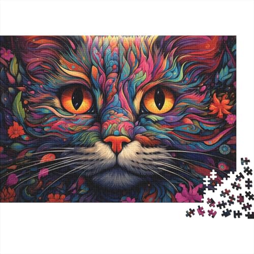 1000-teiliges Puzzle für Erwachsene und Kinder, Alice im Wunderland-Puzzle für Kinder, Holzpuzzle, Spielzeug, Denkspiel, 50 x 75 cm von LiJianXXL