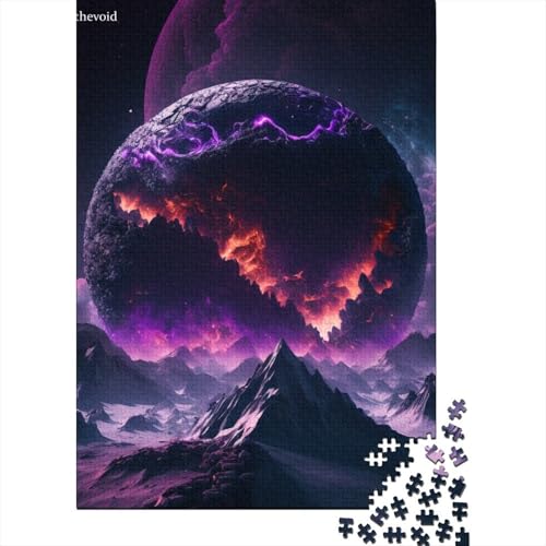 Puzzle 1000 Teile Puzzle für Erwachsene und Kinder Planetary Disruption Puzzle für Erwachsene und Kinder Holzpuzzle Denksportaufgaben für Erwachsene Größe: 75 x 50 cm von LiJianXXL