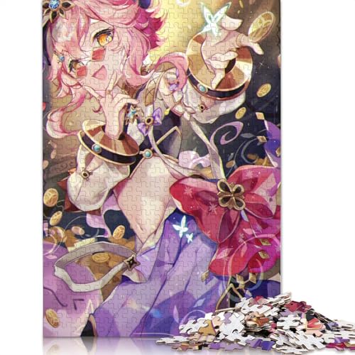 Puzzle 1000 Teile für Erwachsene, Genshin Impact Dori-Puzzle für Kinder, Holzpuzzle, tolles Geschenk für Erwachsene (Größe 75 x 50 cm) von LiJianXXL