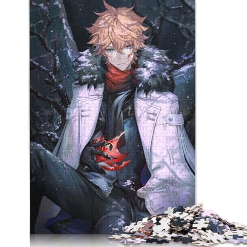 Puzzle 1000 Teile für Erwachsene, Genshin Impact Tartaglia-Puzzles für Erwachsene, Holzpuzzle, interessante Puzzles zur Stressreduzierung (Größe 75 x 50 cm) von LiJianXXL