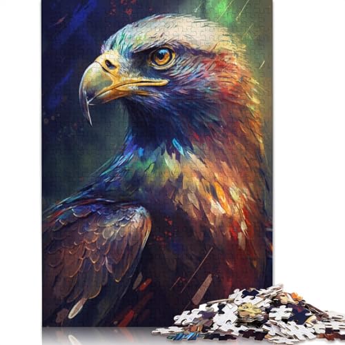 Puzzle Fantasieadler, 1000 Teile, Puzzle für Erwachsene und Kinder, Holzpuzzle für Erwachsene und Kinder, tolles Geschenk für Erwachsene, 75 x 50 cm von LiJianXXL