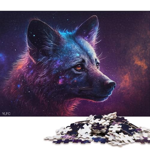 Puzzle für Erwachsene, 1000 Puzzle-Spielzeug, Kosmische Galaxie-Hyänen, Puzzle für Erwachsene, Papppuzzle, anspruchsvoll, Aber unterhaltsam und humorvoll (Größe 38 * 26 cm) von LiJianXXL