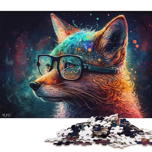 Puzzle für Erwachsene, 1000 Puzzle-Spielzeuge, Cosmic Fo*Wears Glasses, Puzzle für Erwachsene, Papppuzzle, anspruchsvoll, Aber unterhaltsam und humorvoll (Größe 38 * 26 cm) von LiJianXXL