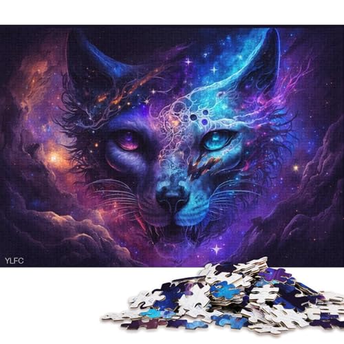 Puzzle für Erwachsene, 1000 Puzzle-Spielzeuge, Nebel-Totenkopf-Puzzle für Erwachsene, Papppuzzles, anspruchsvoll, Aber unterhaltsam und humorvoll (Größe 38 * 26 cm) von LiJianXXL