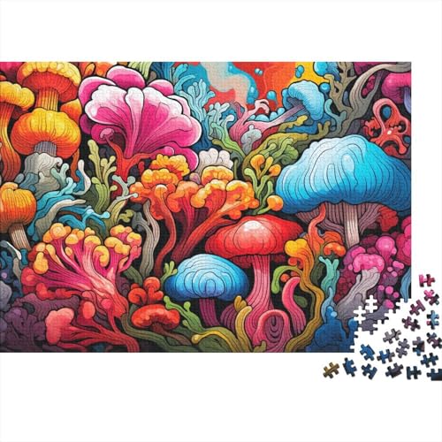 Puzzle für Erwachsene, 1000 Teile, Bunte Unterwasserpflanzen, Puzzle für Erwachsene, Holzpuzzle, Lernspiele, Heimdekorationspuzzle. 50 x 75 cm von LiJianXXL