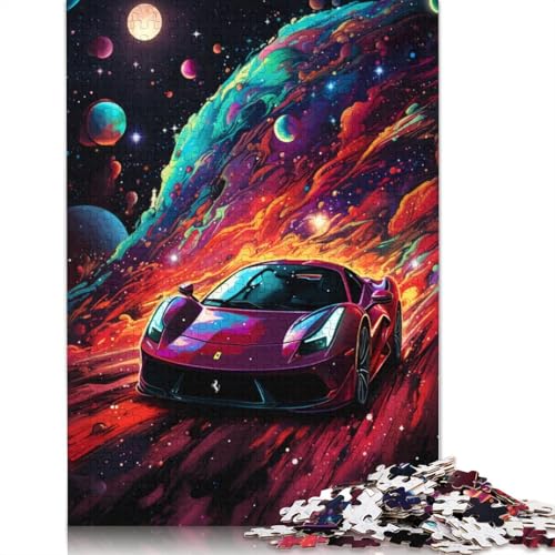 Puzzle für Erwachsene, 1000 Teile, Cooles Sportauto-Puzzle für Erwachsene und Kinder, Holzpuzzle, Spielzeug, Denkspiel, 75 x 50 cm von LiJianXXL