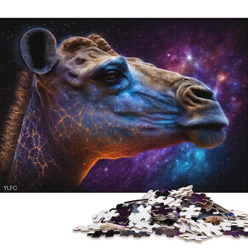 Puzzle für Erwachsene, 1000 Teile, kosmisches Galaxie-Kamel-Puzzle für Kinder, schwieriges und anspruchsvolles Holzpuzzle (Größe 75 * 50 cm) von LiJianXXL