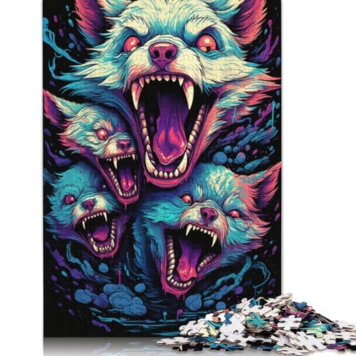 Puzzle für Erwachsene, Fox Art, 1000-teiliges Puzzle, Lernspiele, Kartonpuzzle für Erwachsene und Jugendliche ab 12 Jahren, Spielspielzeug, 38 x 26 cm von LiJianXXL