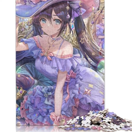 Puzzle für Erwachsene, Genshin Impact, 1000-teiliges Puzzle, Papppuzzle für Erwachsene und Kinder ab 12 Jahren, Spielzeug, Denkspiel (Größe 38 x 26 cm) von LiJianXXL