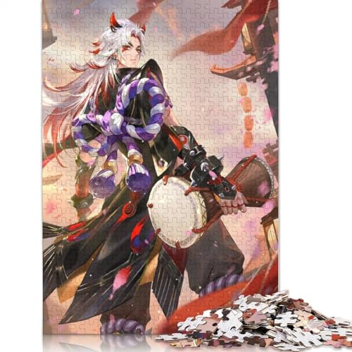 Puzzle für Erwachsene 1000 Teile, Genshin Impact Puzzle für Erwachsene, Kartonpuzzle, Lernspiel für Erwachsene und Kinder (Größe 38 x 26 cm) von LiJianXXL