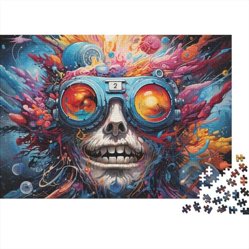 Puzzle für Erwachsene und Kinder, Biologisches Mutationsmonster, 1000-teiliges Puzzle für Erwachsene, Holzpuzzle für Erwachsene und Kinder, Lernspielzeug, 50 x 75 cm von LiJianXXL