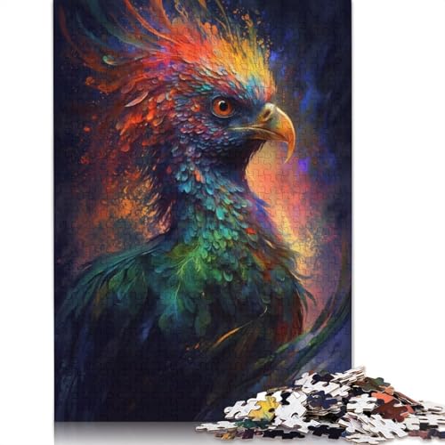 Puzzle für Erwachsene und Kinder, Fantasie-Phönixvogel, 1000 Teile, für Erwachsene, Geschenke, Holzpuzzle für Jugendliche und Erwachsene, Denkspiel, 75 x 50 cm von LiJianXXL