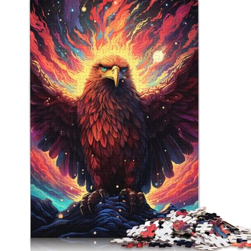 Puzzle für Erwachsene und Kinder, Galaxieadler, 1000 Teile, für Erwachsene, Geschenke, Holzpuzzle für Jugendliche und Erwachsene, Denkspiel, 75 x 50 cm von LiJianXXL