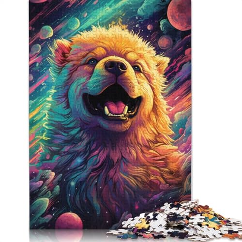 Puzzle für Erwachsene und Kinder, Tiere, Chow-Chow, 1000 Teile, für Erwachsene, Geschenke, Holzpuzzle für Jugendliche und Erwachsene, Denkspiel, 75 x 50 cm von LiJianXXL