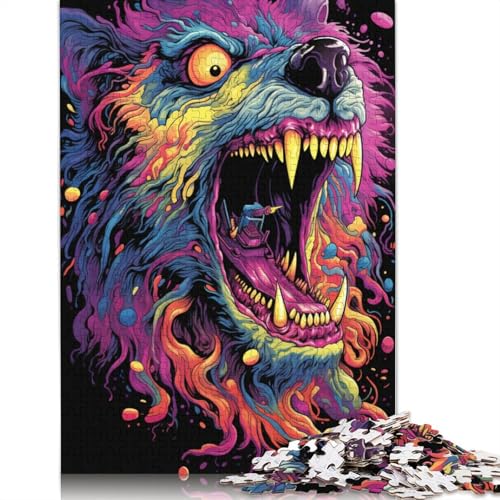 Puzzle für Erwachsene und Kinder, Tierpudel, 1000 Teile, für Erwachsene, Geschenke, Kartonpuzzle für Jugendliche und Erwachsene, Denkspiel, 38 x 26 cm von LiJianXXL