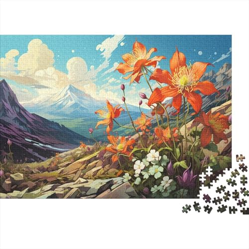 Puzzle für Kinder, schöne lokale Landschaft, 1000-teiliges Puzzle, Holzpuzzle für Erwachsene und Kinder ab 12 Jahren, interessantes Puzzle zur Stressreduzierung, 50 x 75 cm von LiJianXXL