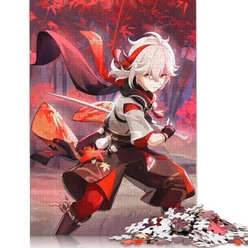 für Erwachsene, 1000-teiliges Puzzle Genshin Impact, Puzzle für Erwachsene, Puzzle aus Pappe, Lernspiele, Puzzle zur Heimdekoration. (Größe 38 x 26 cm) von LiJianXXL