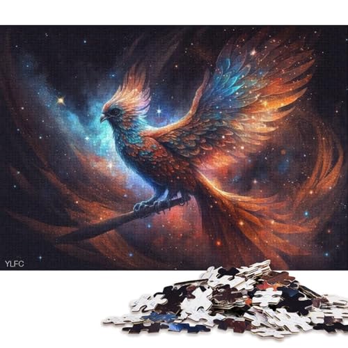 1000-teiliges Puzzle, Lernspiele, kosmische Galaxie, Phönix, Puzzle für Erwachsene, Puzzle, Holzpuzzle, tolles Geschenk für Erwachsene 75x50cm/1000 Teile von LiJianXXO