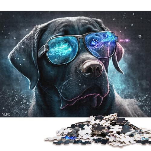 1000-teiliges Puzzle, magischer Labrador-Krieger, Puzzles für Holzpuzzles, Spielzeug, Denkspiel 75x50cm/1000 Stück von LiJianXXO