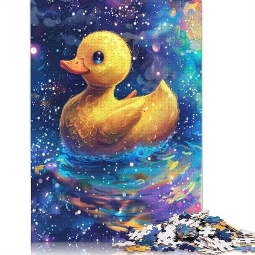 1000-teiliges Puzzle Dream Duck Puzzle für Erwachsene, Holzpuzzle, Heimkunstdekor, Größe: 75 x 50 cm von LiJianXXO