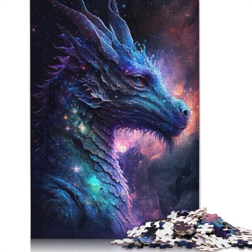 1000-teiliges Puzzle Galaxie, Fliegender Drache, Puzzle für Erwachsene, Papppuzzle, Lernspiele, Heimdekorationspuzzle. (Größe 38 x 26 cm) von LiJianXXO