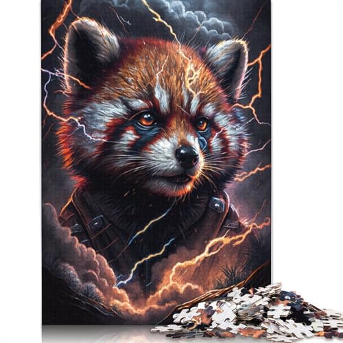 1000-teiliges Puzzle Traum-Roter Panda, Puzzle für Erwachsene, Papppuzzle, Lernspiele, Heimdekorationspuzzle. (Größe 38 x 26 cm) von LiJianXXO