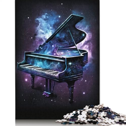 1000-teiliges Puzzle für Erwachsene, Galaxy Piano-Puzzle für Kinder, Kartonpuzzle, Puzzle für Erwachsene, Geschenke, Größe: 38 x 26 cm von LiJianXXO