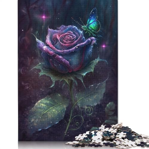 1000-teiliges Puzzle für Erwachsene Rose of Dreams Puzzle für Kinder, Papppuzzle, Puzzle für Erwachsene, Geschenke, Größe: 38 x 26 cm von LiJianXXO