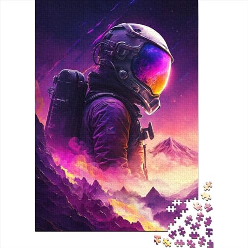 Astronauten-Weltraum-Galaxie-Puzzle für Erwachsene und Teenager, 1000 Teile, 1000-teiliges Puzzle für Erwachsene und Teenager (Größe 75 x 50 cm) von LiJianXXO