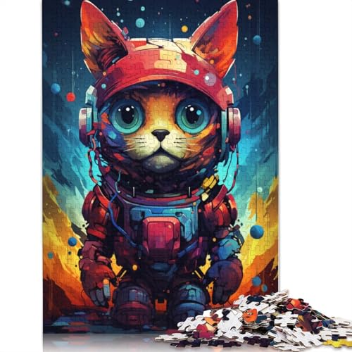 Puzzle 1000 Teile, Baby-Luchs-Roboter, Puzzle für Kinder, Kartonpuzzle, Familienaktivität, 38 x 26 cm von LiJianXXO