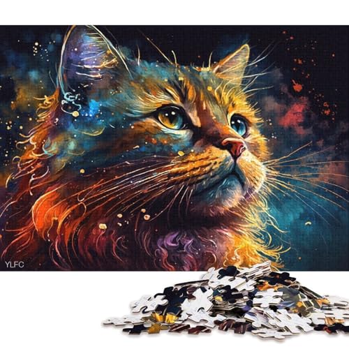 Puzzle 1000 Teile für Erwachsene, Bunte Garfield-Puzzles für Erwachsene, Holzpuzzles, tolles Geschenk für Erwachsene (Größe 75 * 50 cm) von LiJianXXO