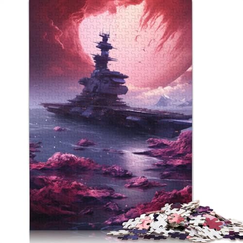 Puzzle 1000 Teile für Erwachsene, Bunte Schiffe, Puzzle für Erwachsene, Kartonpuzzle, Lernspiel für Erwachsene und Kinder, Größe: 38 x 26 cm von LiJianXXO