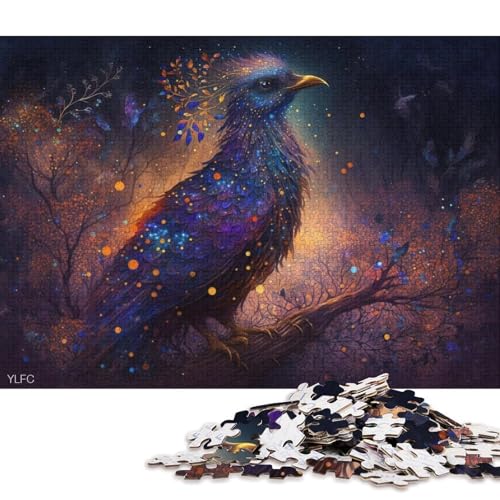 Puzzle 1000 Teile für Erwachsene, Magischer Phönix, Puzzle für Erwachsene, Kartonpuzzle, Puzzle für Erwachsene, Geschenke 38x26cm/1000 Teile von LiJianXXO