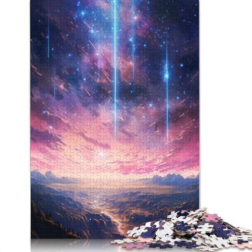 Puzzle 1000 Teile für Erwachsene und Kinder von Anime Shooting Star. Puzzle für Erwachsene. Papppuzzle. Tolles Geschenk für Erwachsene und Kinder. Größe: 38 x 26 cm. von LiJianXXO