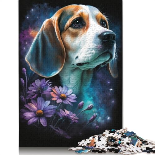 Puzzle-Geschenke für Erwachsene, Space Beagle-Puzzle für Erwachsene, 1000 Teile, Holzpuzzle für Erwachsene und Kinder ab 12 Jahren, Familienaktivität, Größe: 75 x 50 cm von LiJianXXO