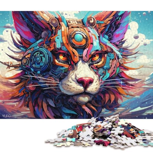 Puzzle-Roboter, Farbfuchs, Puzzle für Erwachsene, 1000 Stück, Papppuzzle für Erwachsene und Familien, Spielzeug, Denkspiel 38x26cm, 1000 Teile von LiJianXXO