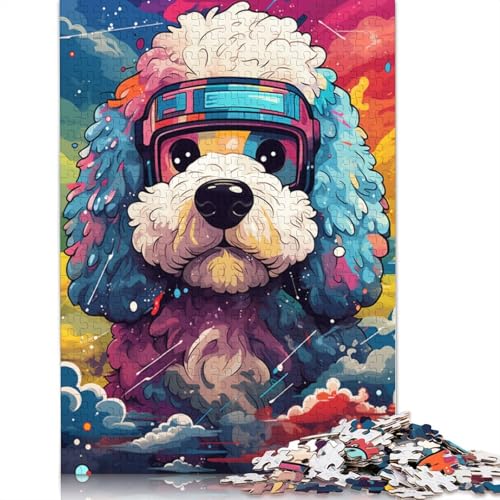 Puzzle für Erwachsene, 1000 Teile, Babypudel-Roboter-Puzzle für Erwachsene, Holzpuzzle, Lernspiel, Herausforderungsspielzeug, 75 x 50 cm von LiJianXXO