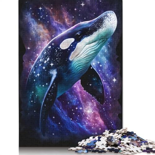 Puzzle für Erwachsene, 1000 Teile, Galaxie-Killerwal, Puzzle für Erwachsene, Kartonpuzzle, Familienunterhaltungsspielzeug (Größe 38 x 26 cm) von LiJianXXO