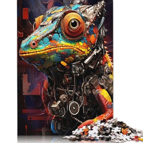 Puzzle für Erwachsene, 1000 Teile, Roboter-Chamäleon-Puzzle für Erwachsene, Kartonpuzzle, Erwachsene und Kinder, Größe: 38 x 26 cm von LiJianXXO