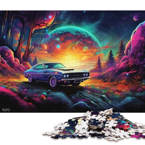 Puzzle für Erwachsene, Cooles klassisches Sportauto, 1000-teiliges Puzzle für Erwachsene, Papppuzzle für Erwachsene und Kinder, Spielzeug-Wanddekoration 38x26cm/1000 Teile von LiJianXXO