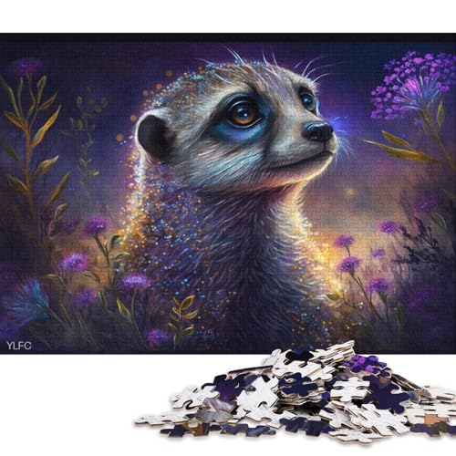 Puzzle für Erwachsene, Das magische Erdmännchen, 1000-teiliges Puzzle für Erwachsene, Papppuzzle für Erwachsene und Kinder, Spielzeug-Wanddekoration 38x26cm/1000 Teile von LiJianXXO