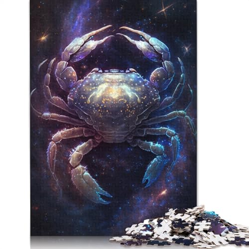 Puzzle für Erwachsene, Galaxy Crab, 1000 Teile, Puzzlespielzeug, Papppuzzle für Jugendliche und Erwachsene, tolles Geschenk für Erwachsene (Größe 38 x 26 cm) von LiJianXXO