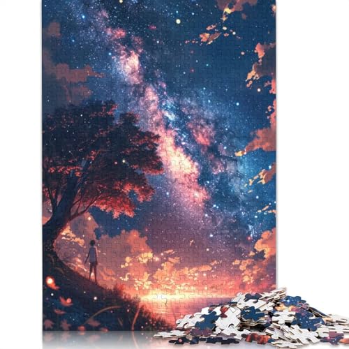 Puzzle für Erwachsene, Landschaft im japanischen Stil für Erwachsene, 1000 Teile, Puzzle-Geschenk, Kartonpuzzle für Erwachsene und Kinder ab 12 Jahren, ideale Größe: 38 x 26 cm von LiJianXXO