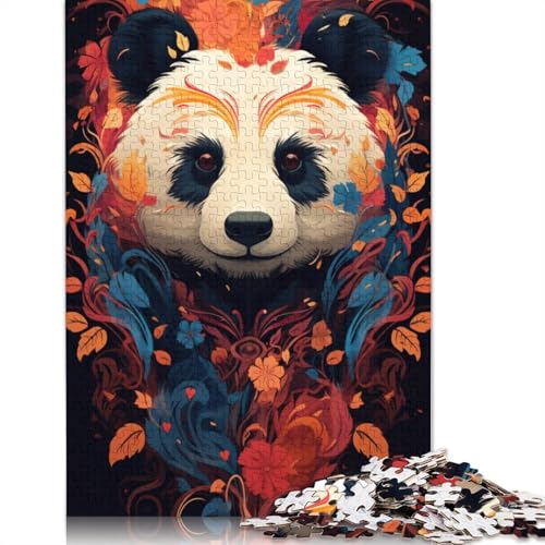 Puzzle für Erwachsene, Panda, 1000 Teile, Puzzle für Erwachsene, Kartonpuzzle für Erwachsene, Geschenke, Geschenkideen, Größe: 38 x 26 cm von LiJianXXO