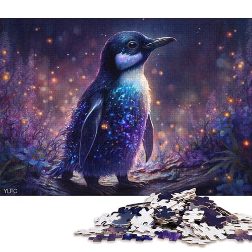 Puzzle für Erwachsene, Pinguine im Dschungel, 1000-teiliges Puzzle für Erwachsene, Papppuzzle für Erwachsene und Kinder, Spielzeug-Wanddekoration 38x26cm/1000 Teile von LiJianXXO