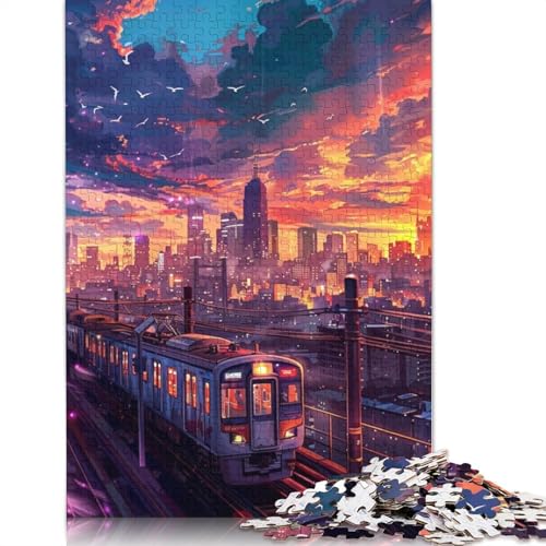 Puzzle für Erwachsene, schöne, verträumte Landschaft, 1000 Teile, Puzzle aus Holz für Erwachsene und Kinder ab 12 Jahren, tolles Geschenk für Erwachsene und Kinder, Größe: 75 x 50 cm von LiJianXXO